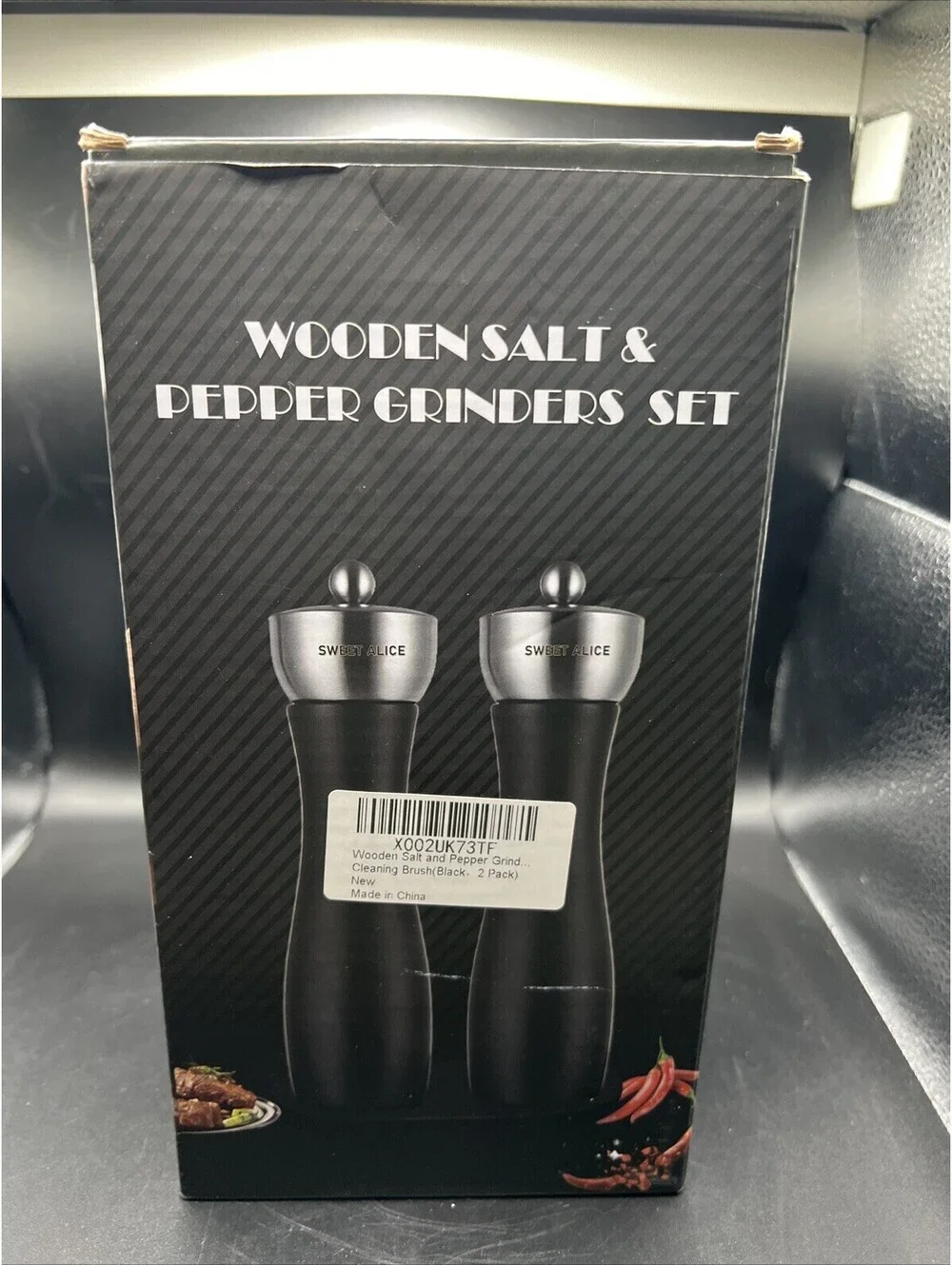 Wooden Sweet Juice Salt & Pepper Grinder Set